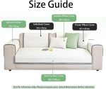 Deluxe Cooling Summer "Ice Silk" Sofa Cover — Solid-Color, Non-Slip Sofa Slipcover for Pets; Upgraded 3D-Structure Design for Enhanced Breathability and Cooling Sensation; Fits Standard Sofas and Sofa Beds (White, 70" * ) 120cm)