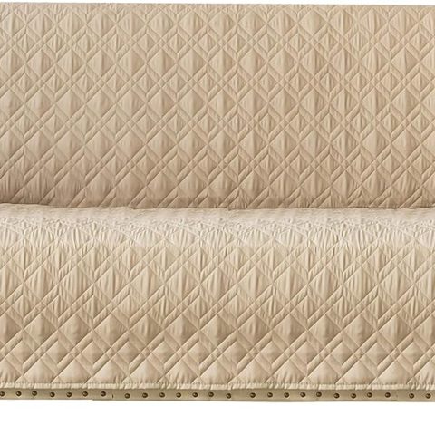 Couch Sofa Slipcover 100% Waterproof Nonslip Quilted Furniture Protector for Dogs, Children, Pets, Machine Washable (Beige, 68")